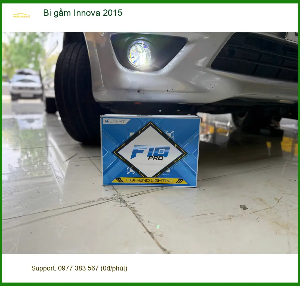Chị Thanh độ bi gầm Innova 2015 vì đèn xe yếu khó đi đêm tại Quận Phú Nhuận