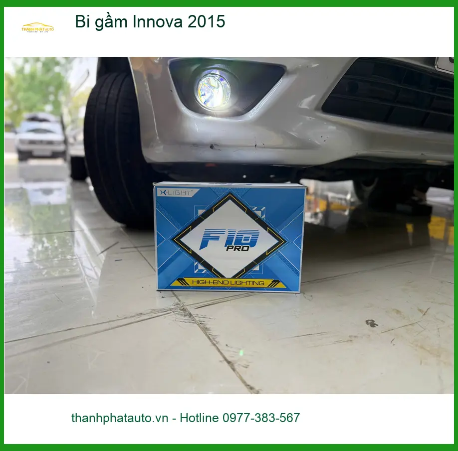 Anh Khải độ bi gầm Innova 2015 tại Quận Bình Tân, cải thiện tầm nhìn đêm ảnh thực tế 2