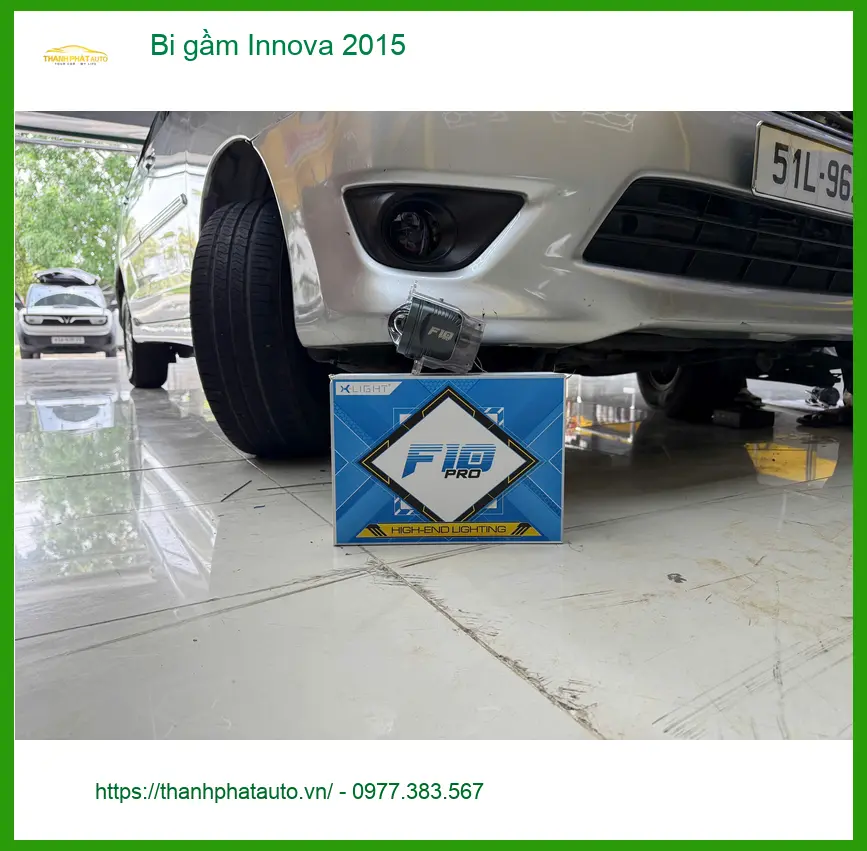 Anh Khải độ bi gầm Innova 2015 tại Quận Bình Tân, cải thiện tầm nhìn đêm ảnh thực tế 4