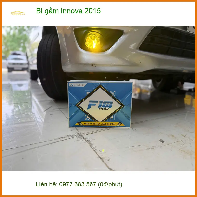 Chị Thanh độ bi gầm Innova 2015 vì đèn xe yếu khó đi đêm tại Quận Phú Nhuận ảnh thực tế 4