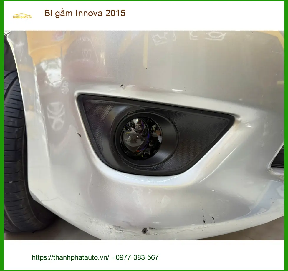 Anh Khải độ bi gầm Innova 2015 tại Quận Bình Tân, cải thiện tầm nhìn đêm ảnh thực tế 5