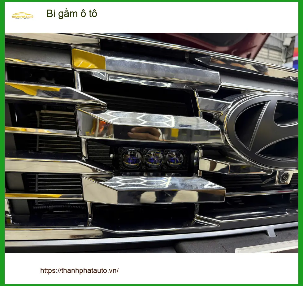 Anh Khang độ bi gầm ô tô cho Hyundai Creta tại Quận Thủ Đức vì đèn zin yếu