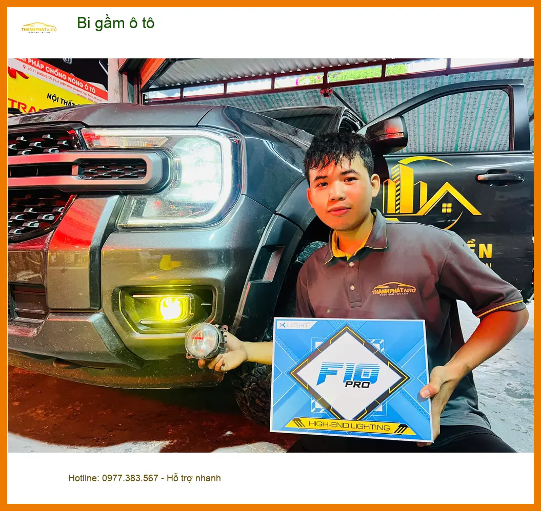 Anh Phong độ bi gầm ô tô Toyota Vios tại Hóc Môn cho tầm nhìn rõ hơn ảnh thực tế 2