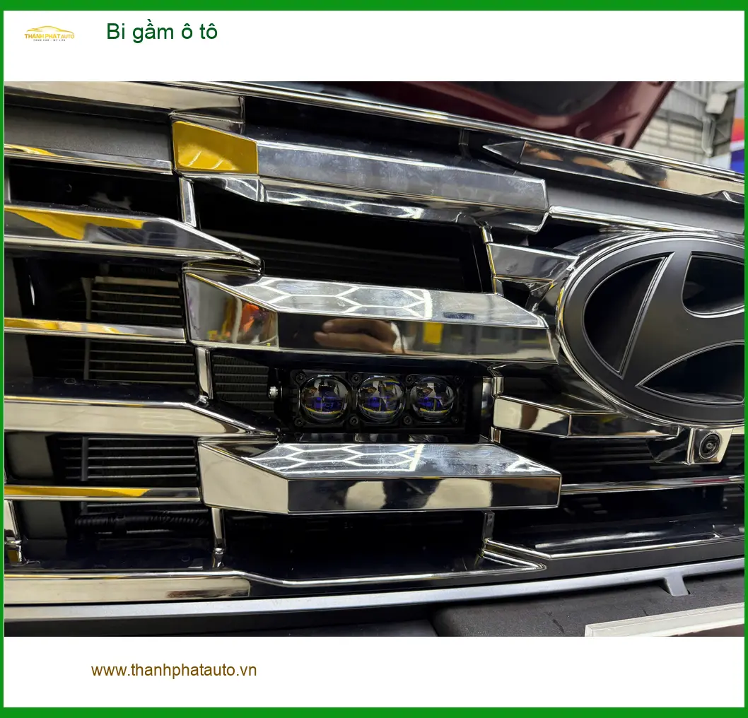 Anh Khang độ bi gầm ô tô cho Hyundai Creta tại Quận 9 vì đèn zin yếu khi đi đêm