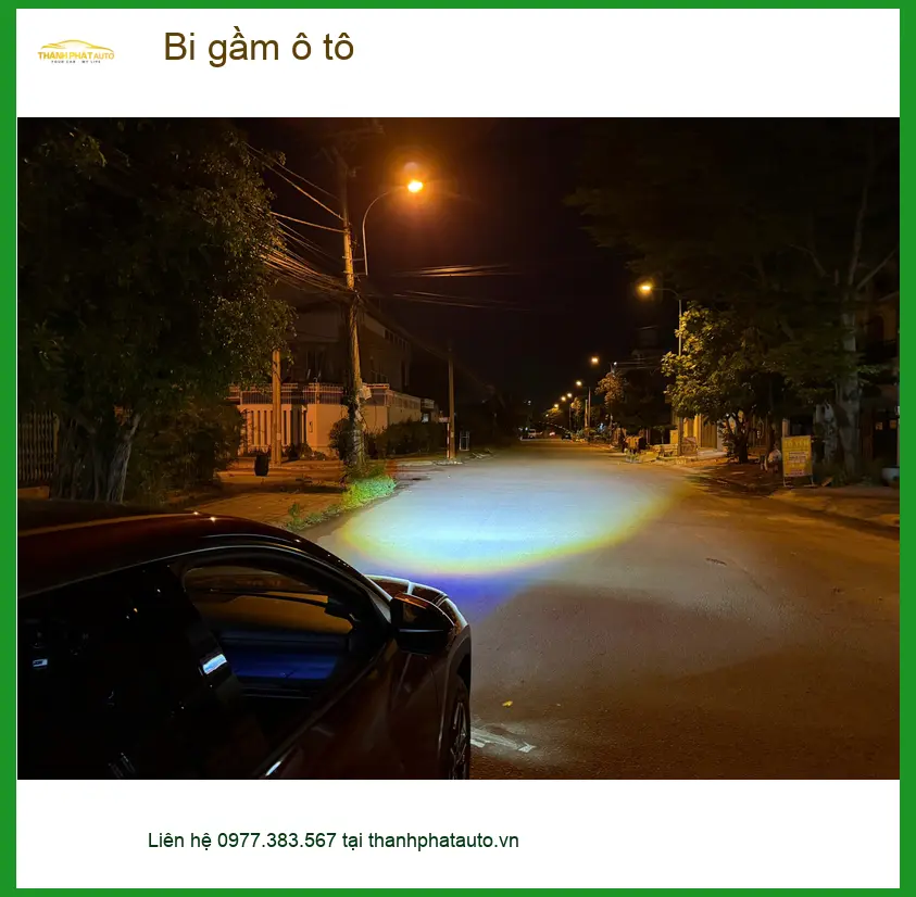 Anh Khang độ bi gầm ô tô cho Hyundai Creta tại Quận 9 vì đèn zin yếu khi đi đêm ảnh thực tế 4