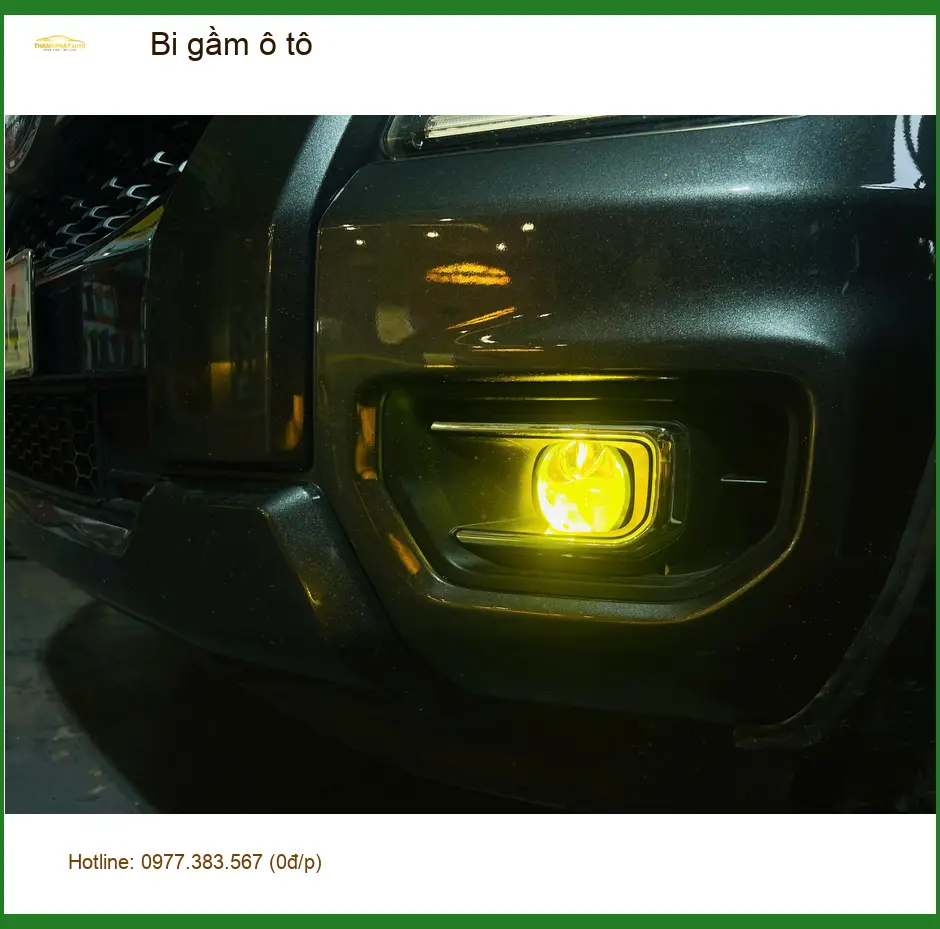 Anh Phong độ bi gầm ô tô cho Honda CRV tại Quận 4 vì ánh sáng yếu