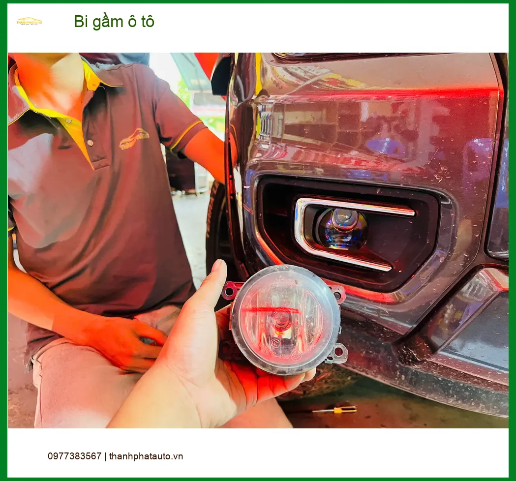 Anh Phong độ bi gầm ô tô cho Honda CRV tại Quận 4 vì ánh sáng yếu ảnh thực tế 4