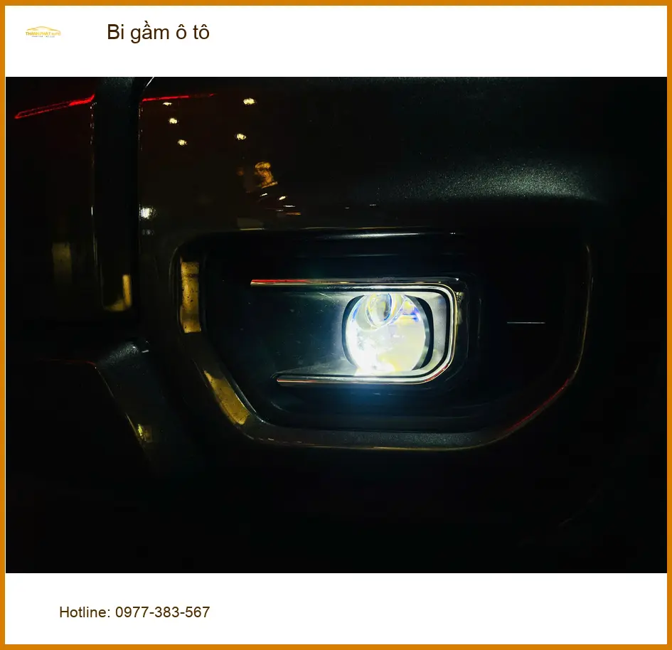 Chị Thanh độ bi gầm ô tô Honda Civic tại Quận 9 vì đèn zin yếu. ảnh thực tế 3