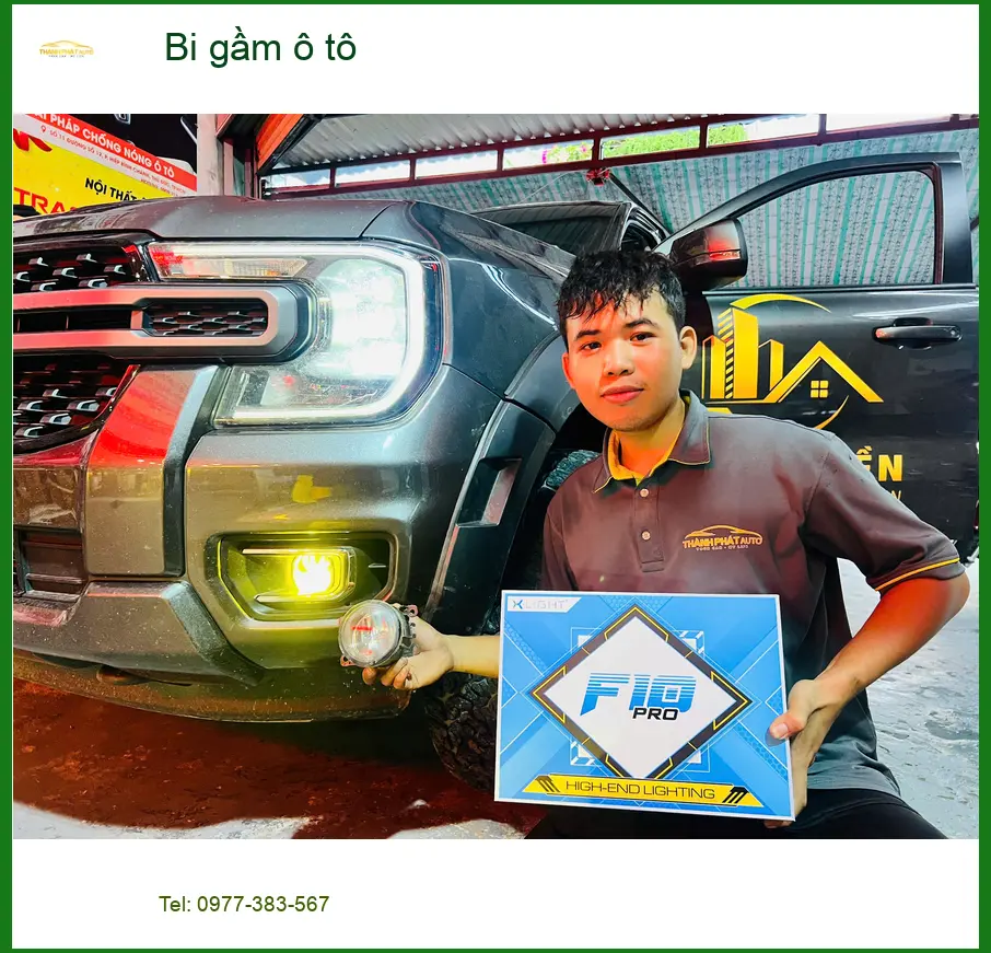 Chị Thanh độ bi gầm ô tô Honda Civic tại Quận 9 vì đèn zin yếu. ảnh thực tế 5