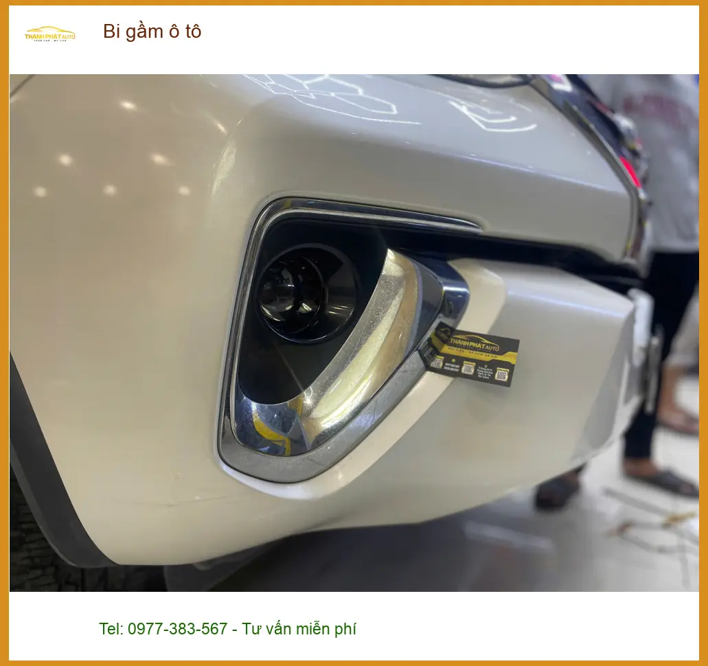 Anh Quang độ bi gầm ô tô Hyundai Accent tại Quận Huyện Củ Chi để tăng sáng đêm ảnh thực tế 4