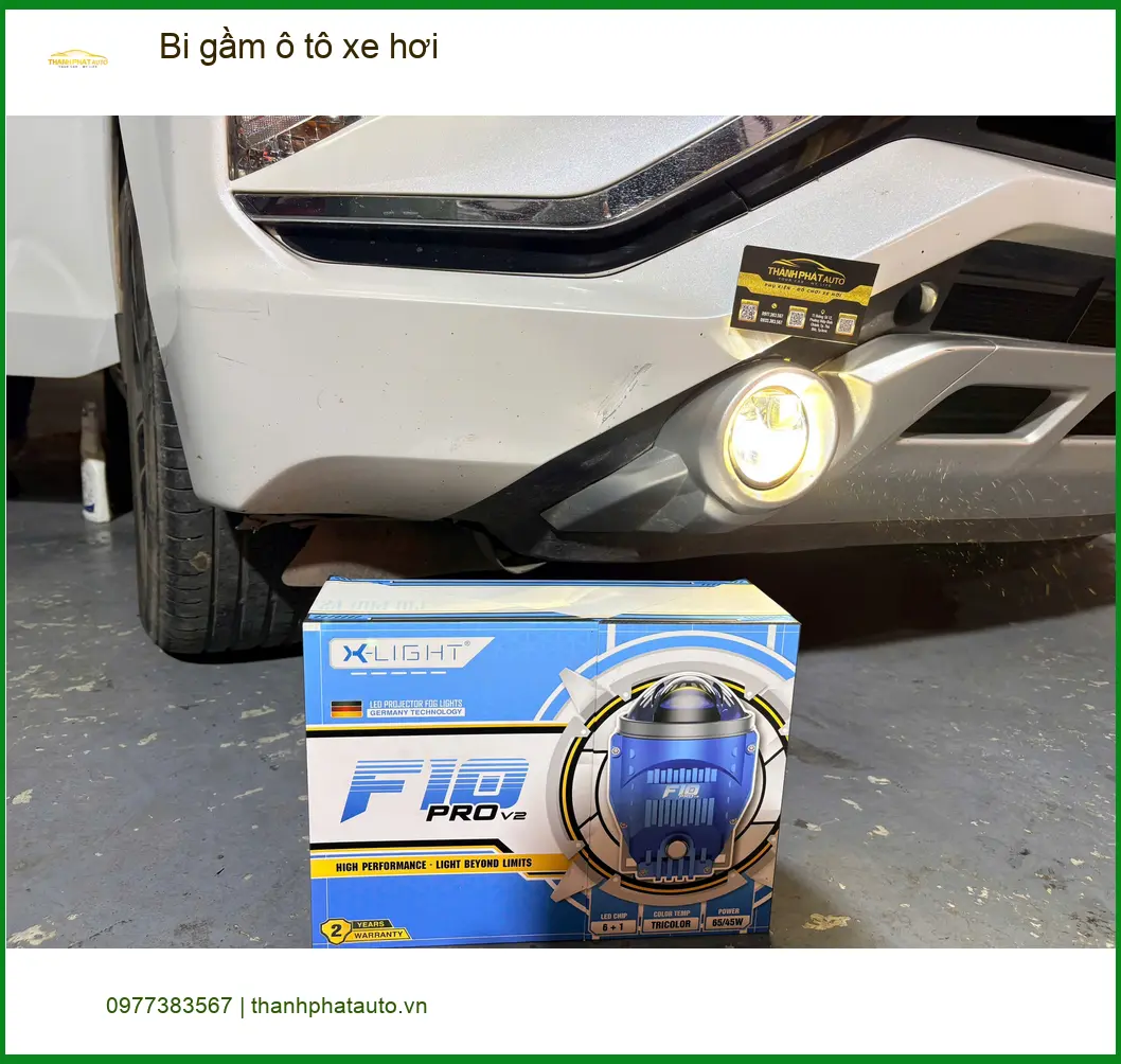 Anh Quân độ bi gầm ô tô xe hơi Mazda 3 vì đèn zin yếu tại Quận 12 ảnh thực tế 2