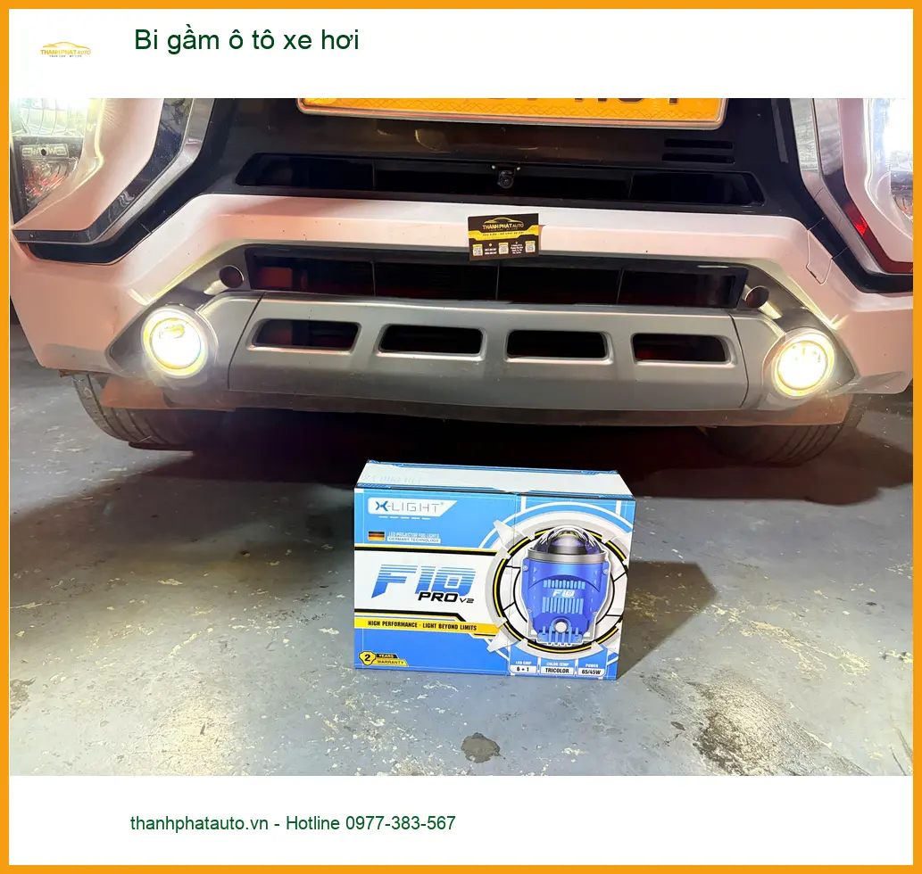Anh Quân độ bi gầm ô tô xe hơi Mazda 3 vì đèn zin yếu tại Quận 12 ảnh thực tế 3