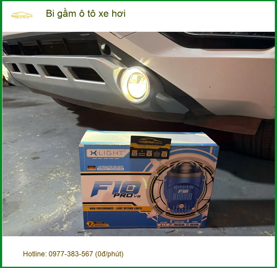 Chú Lộc độ bi gầm ô tô Honda CR-V vì đèn zin yếu khi đi đêm đường trường tại Quận 2