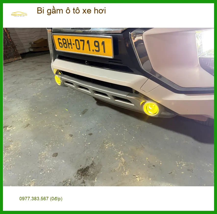 Chị Trâm nâng cấp bi gầm ô tô xe hơi cho Hyundai Accent tại Quận 11 vì thường xuyên đi đường tối