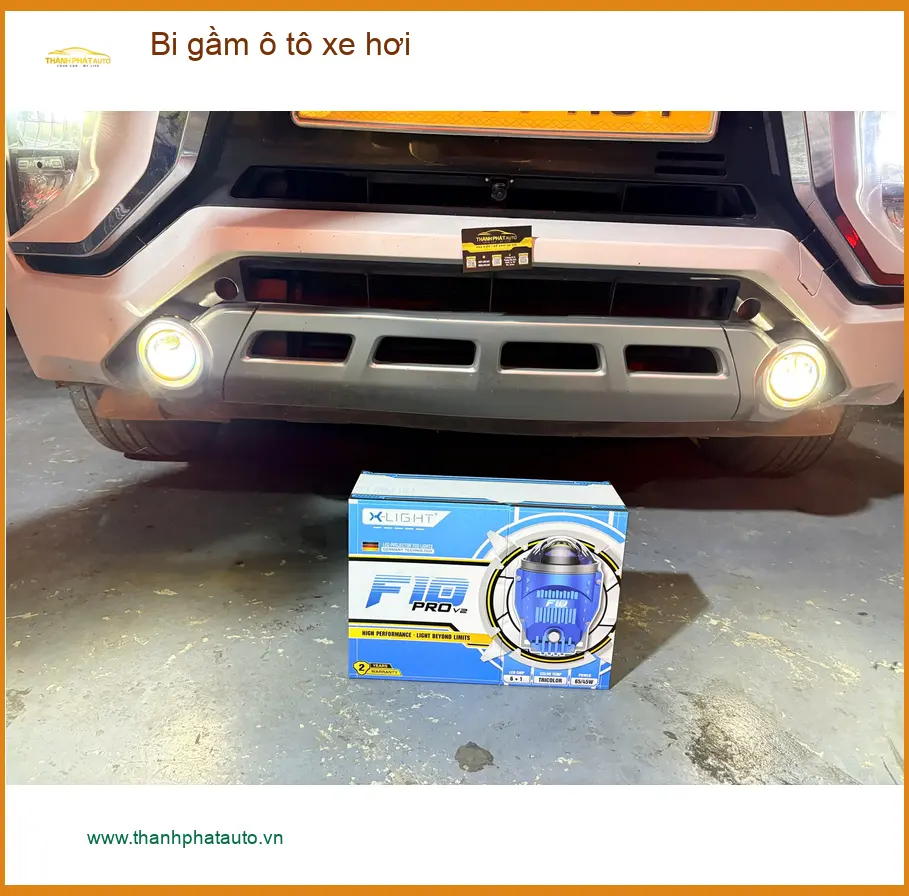 Chị Trâm nâng cấp bi gầm ô tô xe hơi cho Hyundai Accent tại Quận 11 vì thường xuyên đi đường tối ảnh thực tế 3