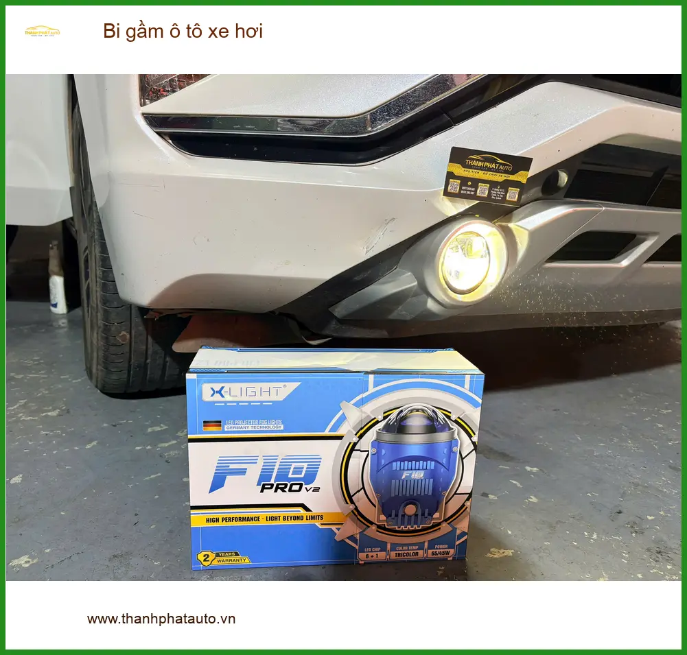 Chú Hoàng Nam lắp bi gầm Hyundai Accent tại Cần Giờ do đèn zin yếu