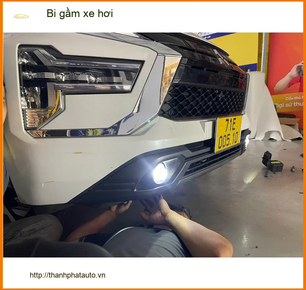 Chú Tân độ bi gầm xe Honda CRV vì hay đi đường xa ban đêm tại Quận 10 ảnh thực tế 3