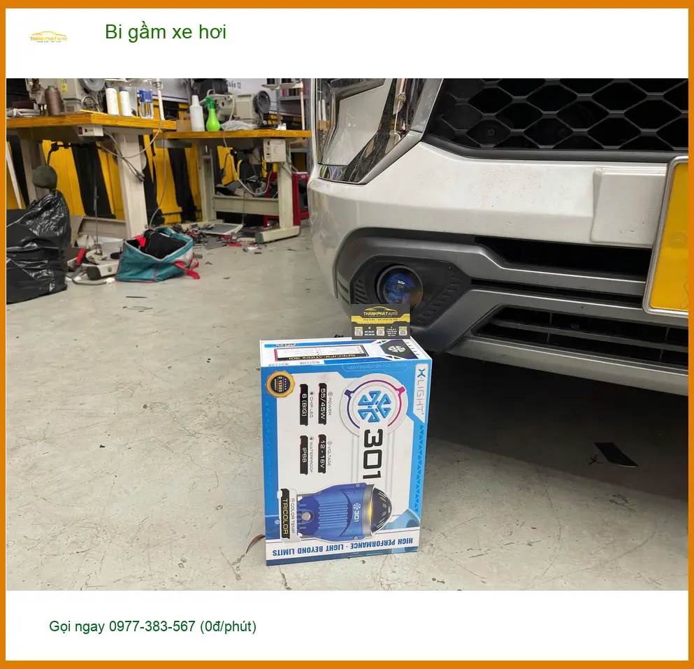 Chị Thảo độ đèn bi gầm Honda CRV tại Quận Huyện Cần Giờ để tăng cường ánh sáng ban đêm ảnh thực tế 3
