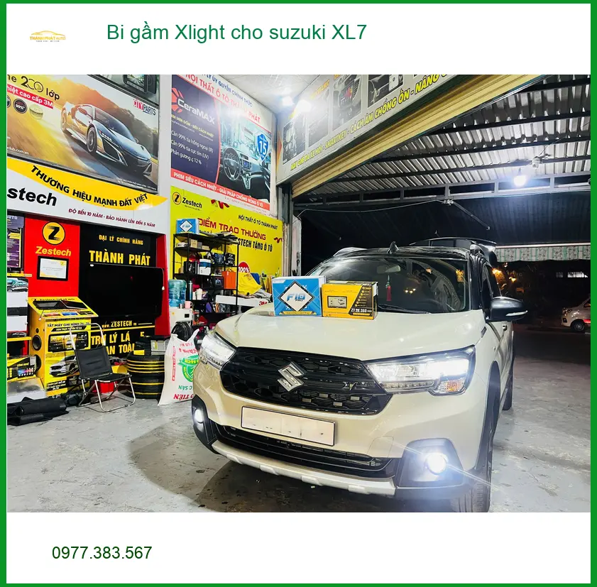 Anh Tùng lắp Bi gầm Xlight cho Suzuki XL7 tại Quận 2 vì đèn xe zin quá tối