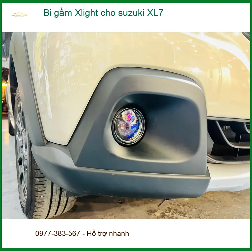 Anh Tùng lắp Bi gầm Xlight cho Suzuki XL7 tại Quận 2 vì đèn xe zin quá tối ảnh thực tế 2