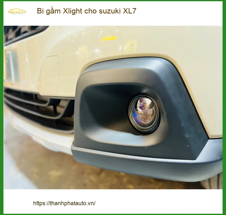 Anh Tùng độ bi gầm Xlight cho Suzuki XL7 vì đèn zin yếu tại Hóc Môn ảnh thực tế 2
