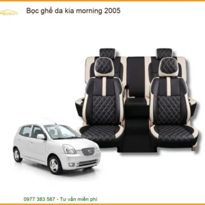 Bọc ghế da Kia Morning 2005 - Địa Chỉ Lắp Đặt Ghế Da Uy Tín Tại TPHCM