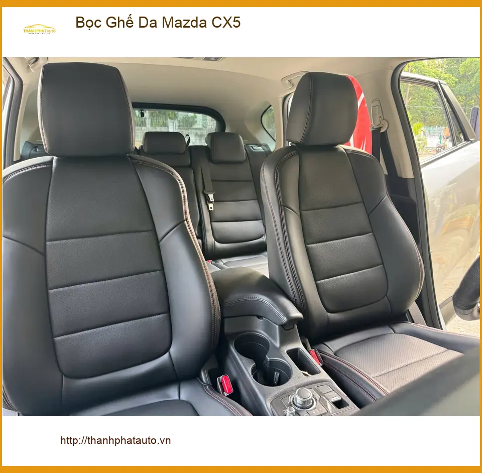 Anh Minh bọc ghế da Mazda CX5 vì ghế cũ xuống cấp ở Quận 5 ảnh thực tế 3