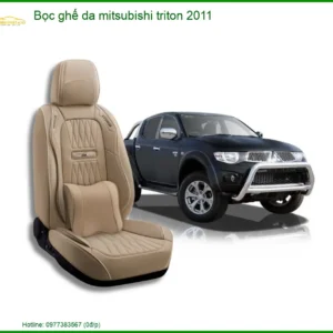 Bọc Ghế Da Mitsubishi Triton 2011 - Địa Chỉ Lắp Đặt Uy Tín TPHCM