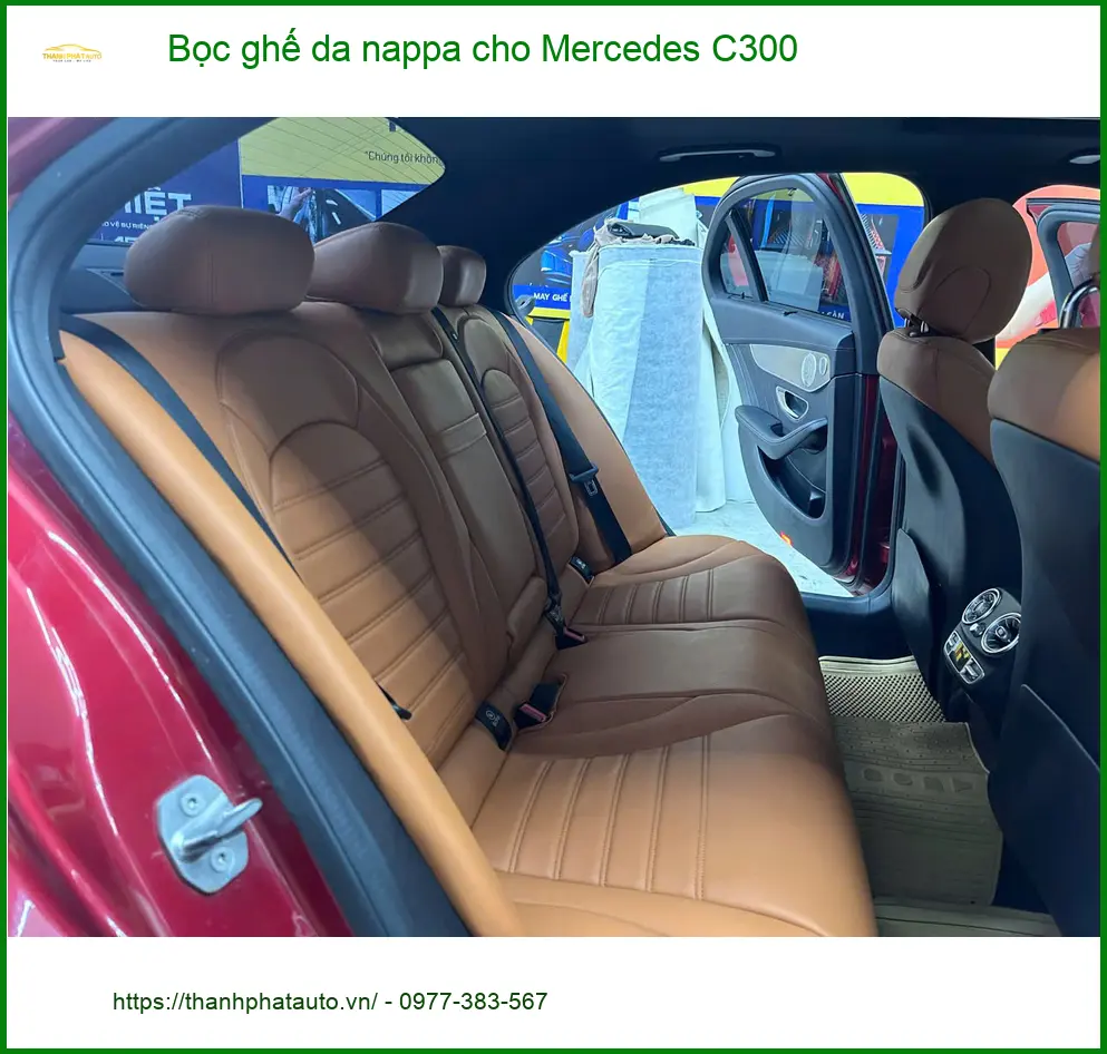 Anh Tấn bọc ghế da Nappa Mercedes C300 tại Quận 9 để vợ hài lòng hơn ảnh thực tế 2