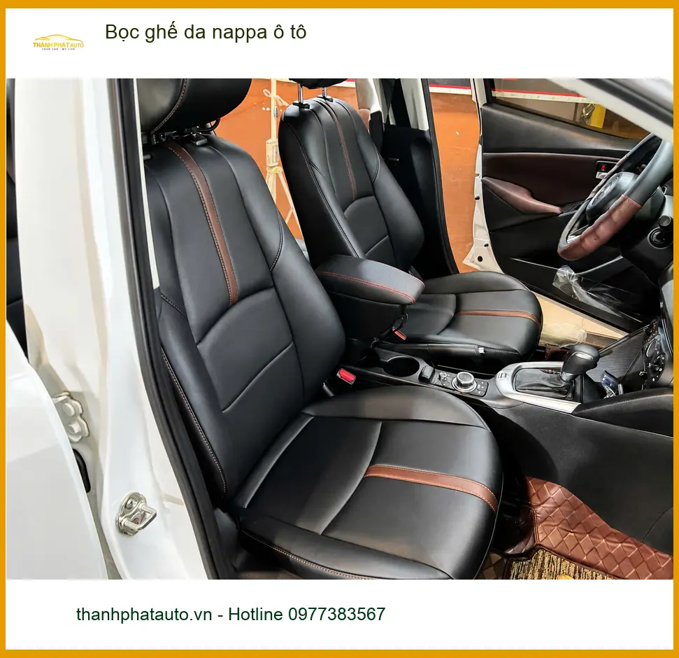 Bác Cường bọc ghế da nappa ô tô Kia K3 Quận Thủ Đức cho xe mới mua thêm đẳng cấp