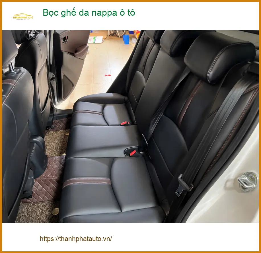 Anh Minh bọc ghế da nappa ô tô CR-V tại Củ Chi nâng cấp nội thất xe