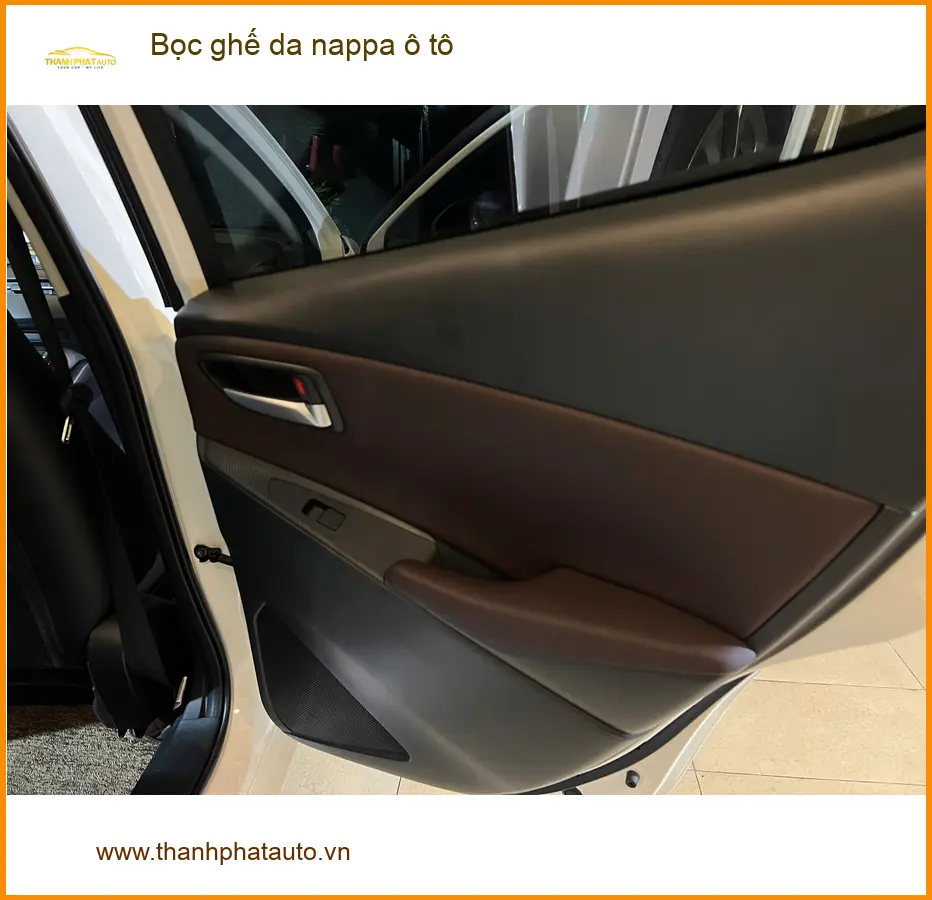 Anh Minh bọc ghế da nappa ô tô CR-V tại Củ Chi nâng cấp nội thất xe ảnh thực tế 3
