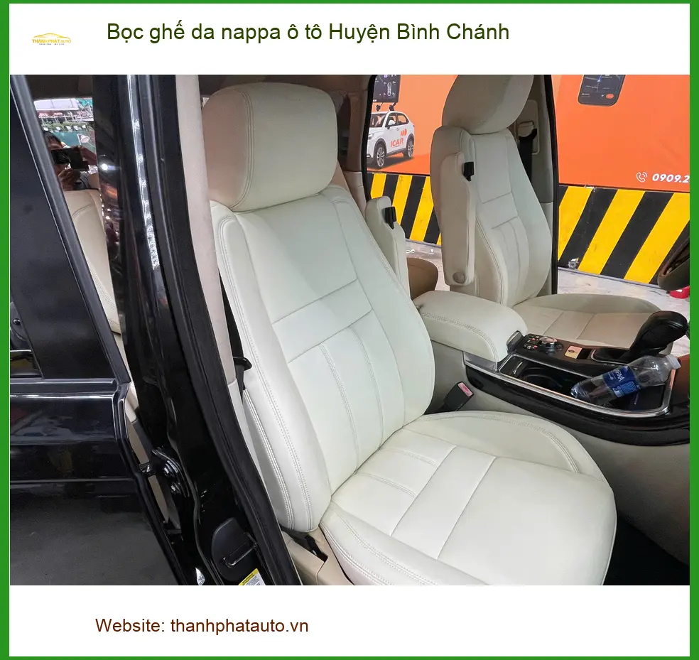 Cửa Hàng Bọc Ghế Da ghế da nappa ô tô Huyện Bình Chánh - Thi Công Chuyên Nghiệp ảnh thực tế 2