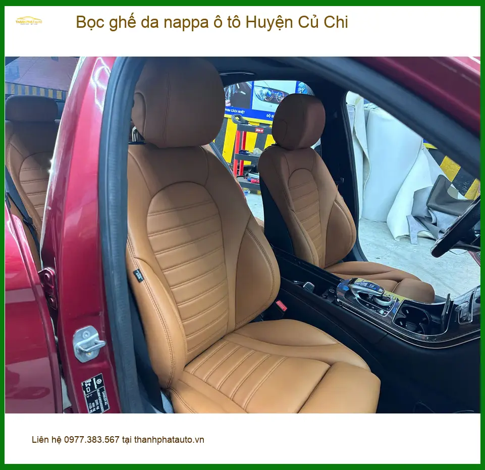 Cửa Hàng Bọc Ghế Da ghế da nappa ô tô Huyện Củ Chi - Giá Tốt TPHCM