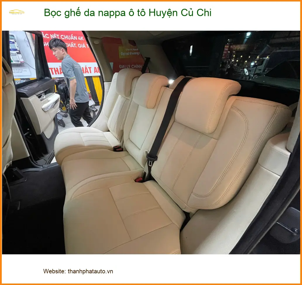 Cửa Hàng Bọc Ghế Da ghế da nappa ô tô Huyện Củ Chi - Giá Tốt TPHCM ảnh thực tế 2