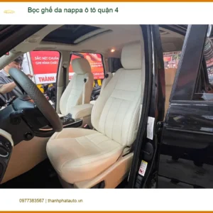 Trung Tâm May Bọc Ghế Da ghế da nappa ô tô quận 4 - Thi Công Chuyên Nghiệp
