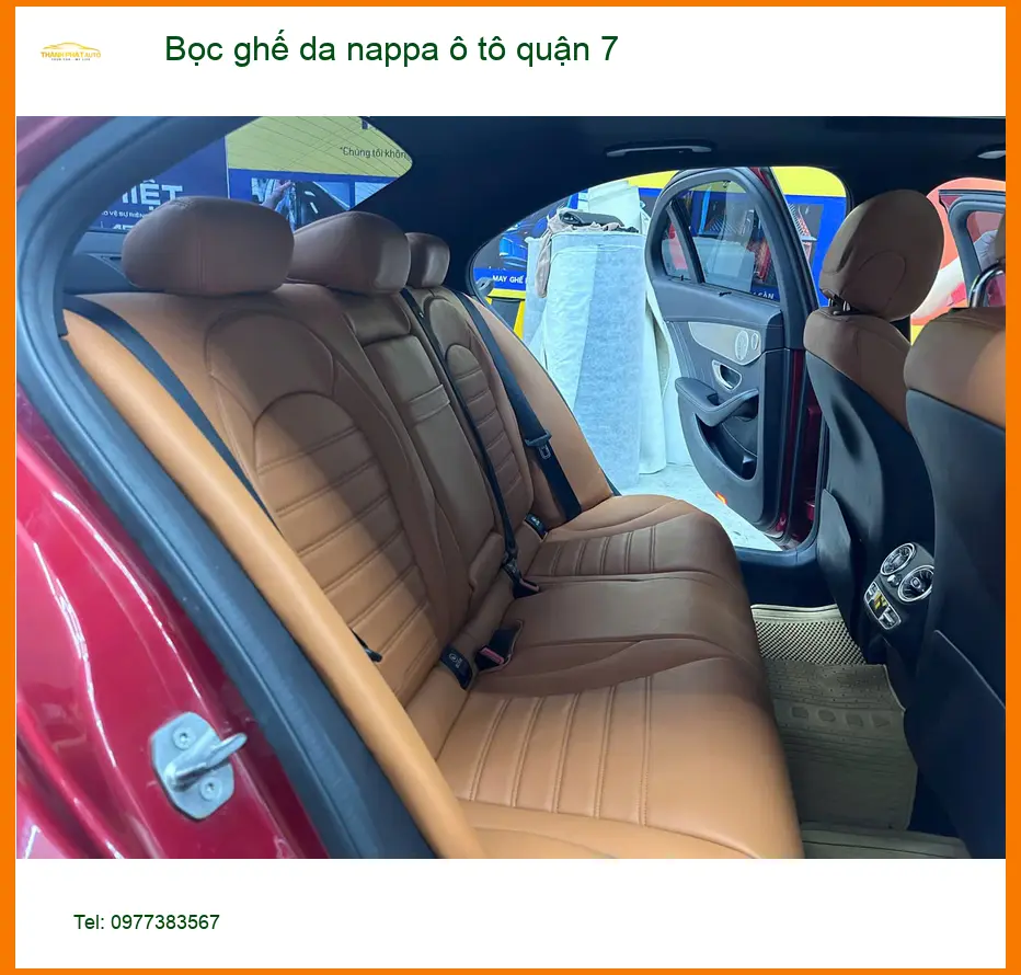 Cửa Hàng May Bọc Ghế Da ghế da nappa ô tô quận 7 - Thi Công Chuyên Nghiệp
