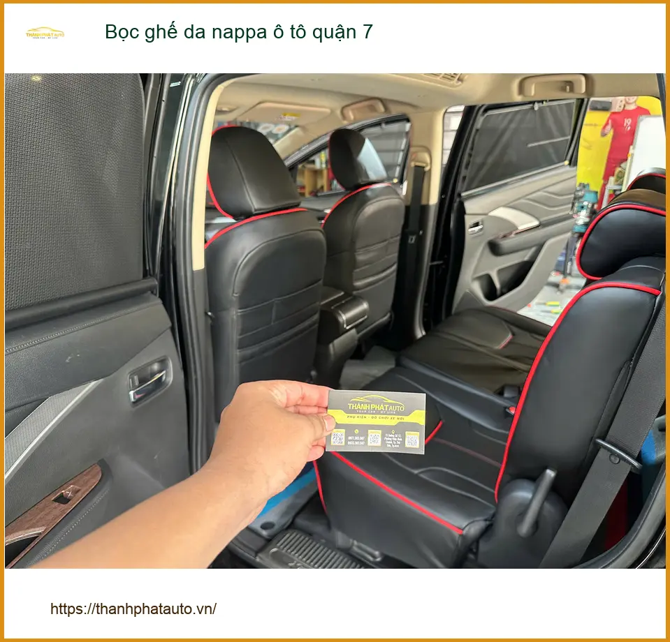 Cửa Hàng May Bọc Ghế Da ghế da nappa ô tô quận 7 - Thi Công Chuyên Nghiệp ảnh thực tế 3