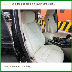 Trung Tâm Bọc Ghế Da ghế da nappa ô tô Quận Bình Thạnh - Thi Công Chuyên Nghiệp