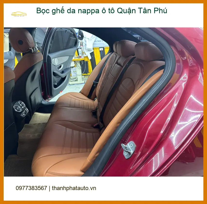 Địa Chỉ Bọc Ghế Da ghế da nappa ô tô Quận Tân Phú - Giá Tốt TPHCM ảnh thực tế 3