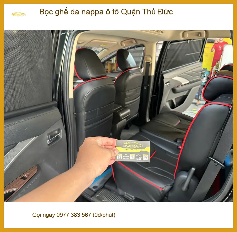 Cửa Hàng Bọc Ghế Da Nappa Ô Tô Quận Thủ Đức - Thi Công Chuyên Nghiệp