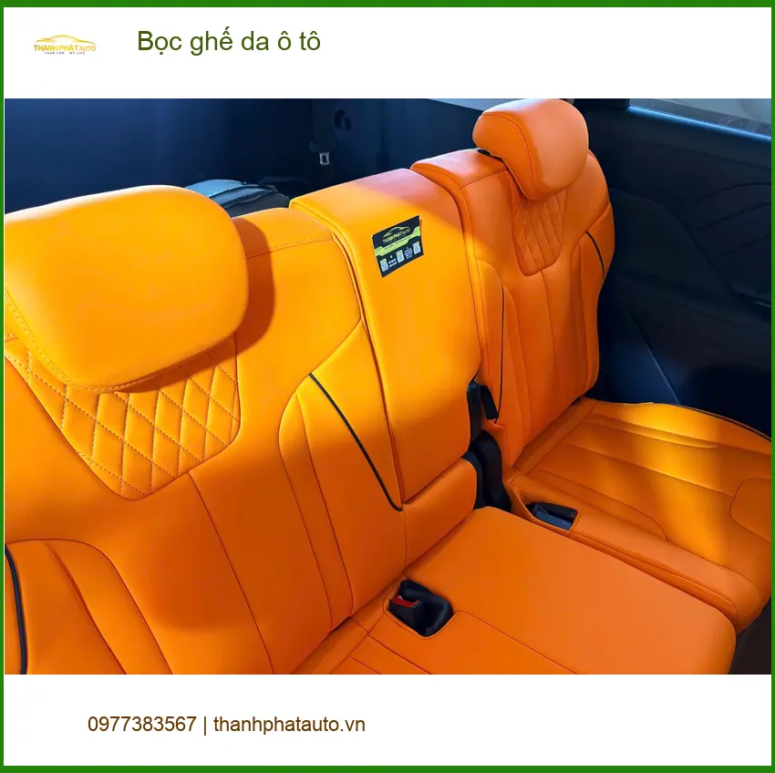 Chị Thanh bọc ghế da ô tô Honda CRV tại Quận Tân Bình để nâng tầm nội thất ảnh thực tế 2