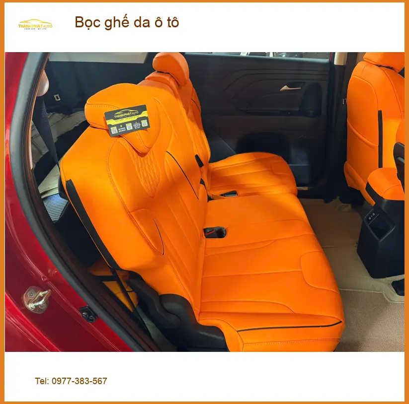 Chị Thanh bọc ghế da ô tô Honda CRV tại Quận Tân Bình để nâng tầm nội thất ảnh thực tế 3