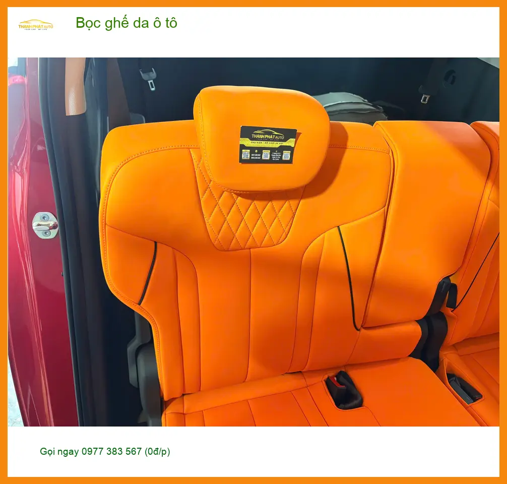 Chị Thanh bọc ghế da ô tô Honda CRV tại Quận Tân Bình để nâng tầm nội thất ảnh thực tế 4
