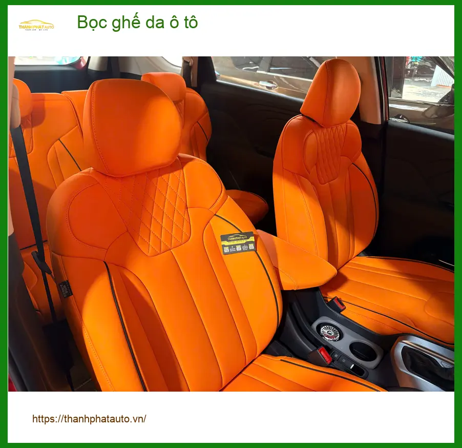 Chị Thanh bọc ghế da ô tô Honda CRV tại Quận Tân Bình để nâng tầm nội thất ảnh thực tế 5