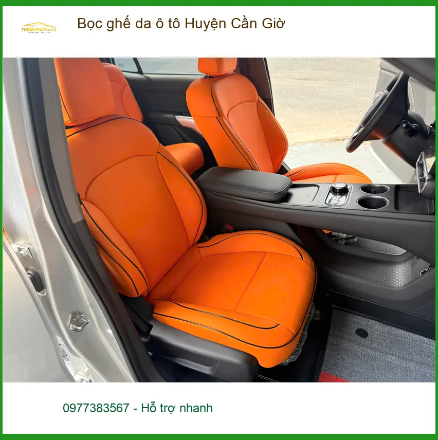 Trung Tâm Bọc Ghế Da ghế da ô tô Huyện Cần Giờ - Lắp Đặt Uy Tín TPHCM ảnh thực tế 2