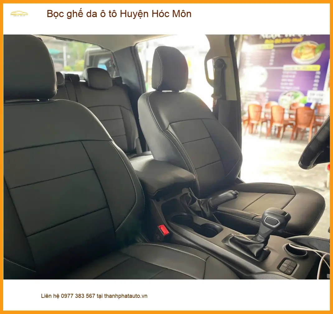 Cửa Hàng Bọc Ghế Da ghế da ô tô Huyện Hóc Môn - Thi Công Chuyên Nghiệp ảnh thực tế 3
