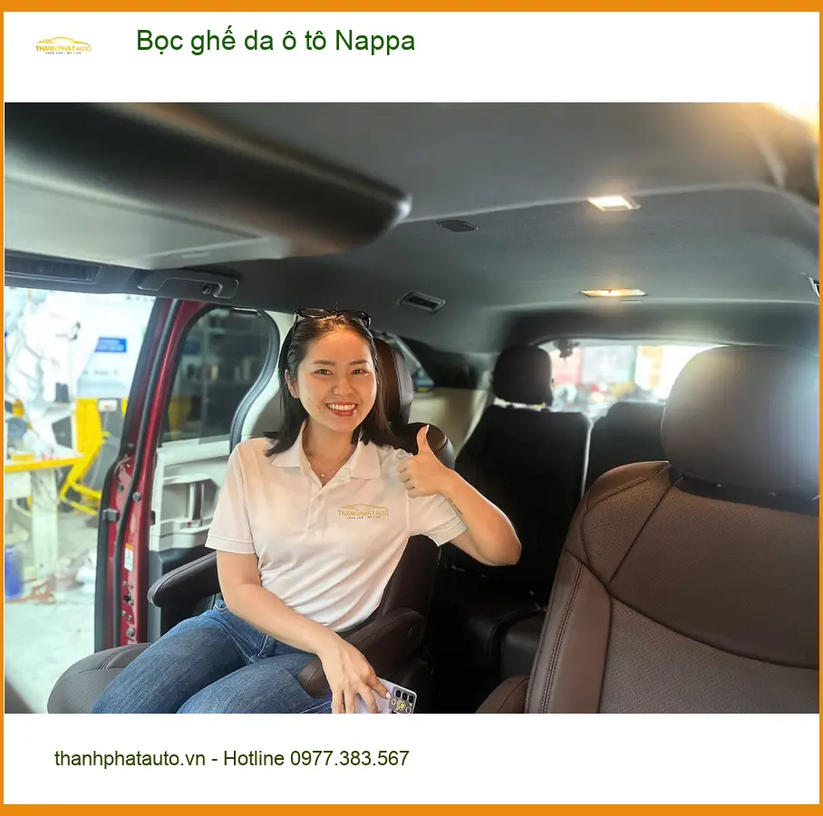 Chị An bọc ghế da ô tô Nappa cho Hyundai Creta tại Quận Tân Phú ảnh thực tế 4