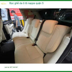 Cửa Hàng Bọc Ghế Da ghế da ô tô nappa quận 5 - Thi Công Chuyên Nghiệp