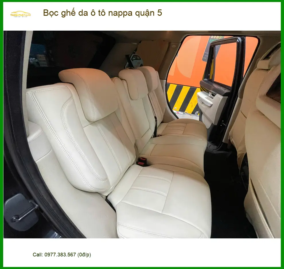 Cửa Hàng Bọc Ghế Da ghế da ô tô nappa quận 5 - Thi Công Chuyên Nghiệp ảnh thực tế 2